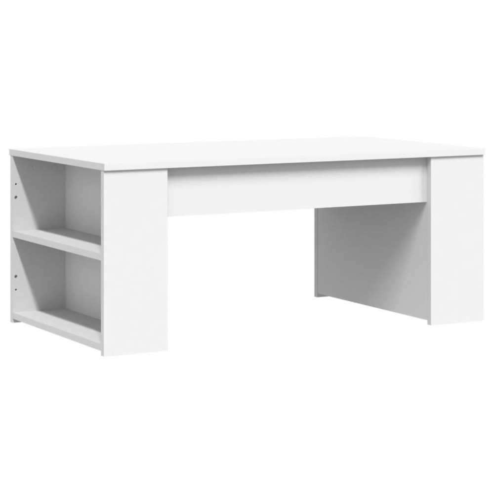 vidaXL Măsuță de cafea, alb, 102x55x42 cm, lemn prelucrat