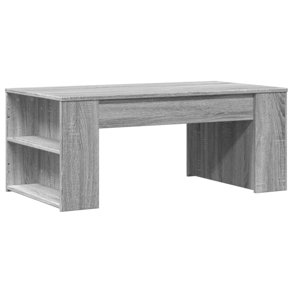vidaXL Măsuță de cafea, gri sonoma, 102x55x42 cm, lemn prelucrat