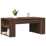 vidaXL Măsuță de cafea, stejar maro, 102x55x42 cm, lemn prelucrat vidaXL Măsuță de cafea, stejar maro, 102x55x42 cm, lemn prelucrat