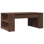 vidaXL Măsuță de cafea, stejar maro, 102x55x42 cm, lemn prelucrat vidaXL Măsuță de cafea, stejar maro, 102x55x42 cm, lemn prelucrat