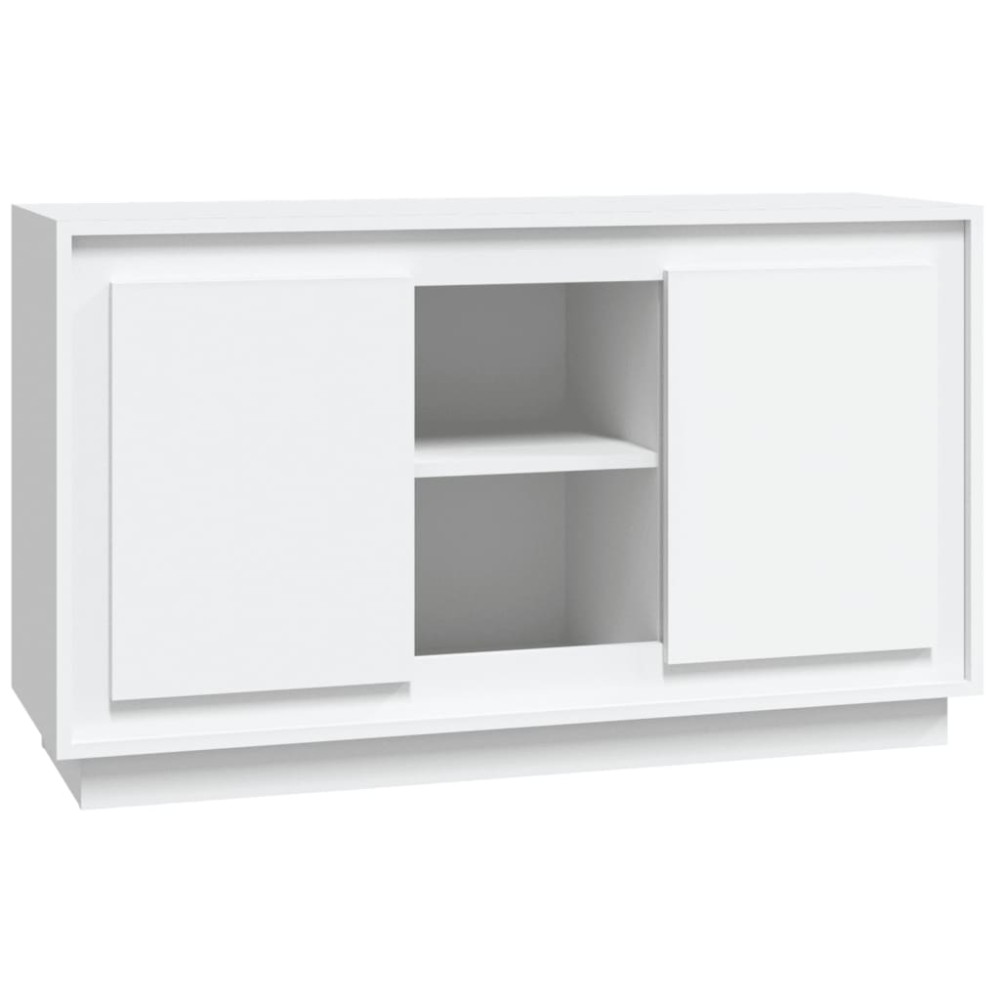 vidaXL Dulap, alb, 102x35x60 cm, lemn prelucrat