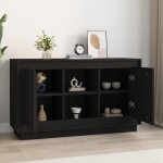 vidaXL Dulap, negru, 102x35x60 cm, lemn prelucrat