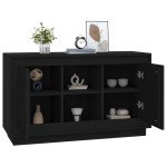 vidaXL Dulap, negru, 102x35x60 cm, lemn prelucrat
