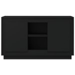 vidaXL Dulap, negru, 102x35x60 cm, lemn prelucrat