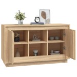 vidaXL Dulap, stejar sonoma, 102x35x60 cm, lemn prelucrat