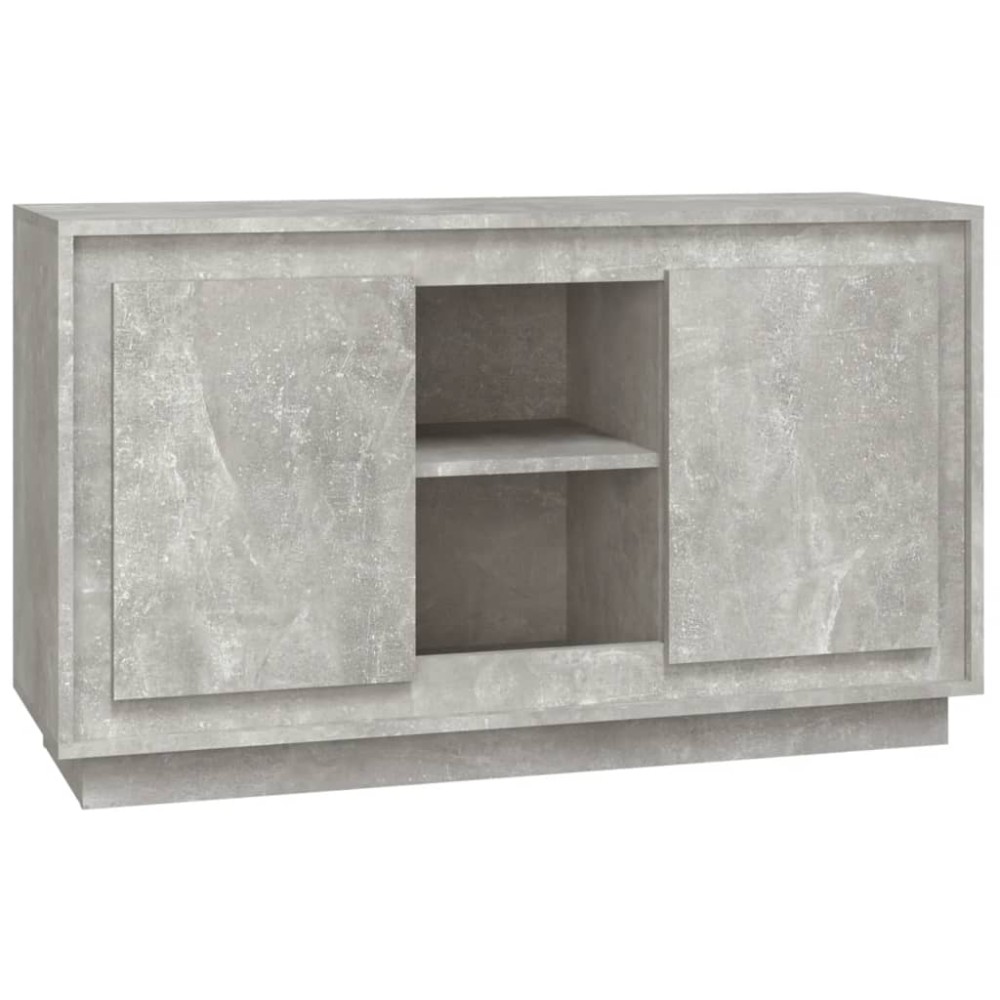 vidaXL Dulap, gri beton, 102x35x60 cm, lemn prelucrat