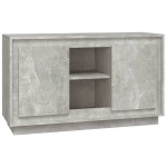 vidaXL Dulap, gri beton, 102x35x60 cm, lemn prelucrat