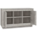 vidaXL Dulap, gri beton, 102x35x60 cm, lemn prelucrat