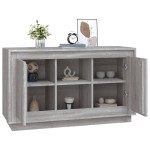 vidaXL Dulap, gri sonoma, 102x35x60 cm, lemn compozit