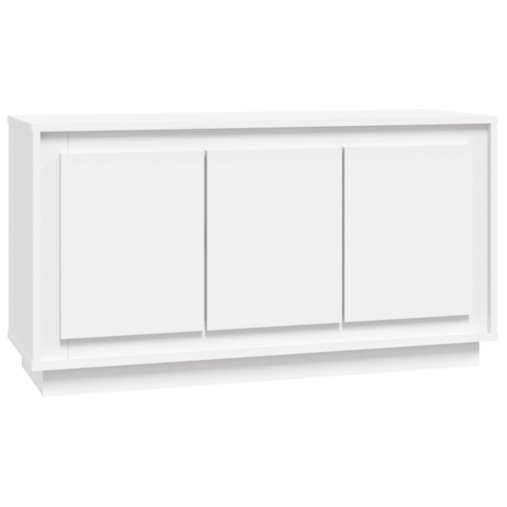 vidaXL Dulap, alb, 102x35x55 cm, lemn prelucrat