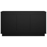 vidaXL Dulap, negru, 102x35x55 cm, lemn prelucrat