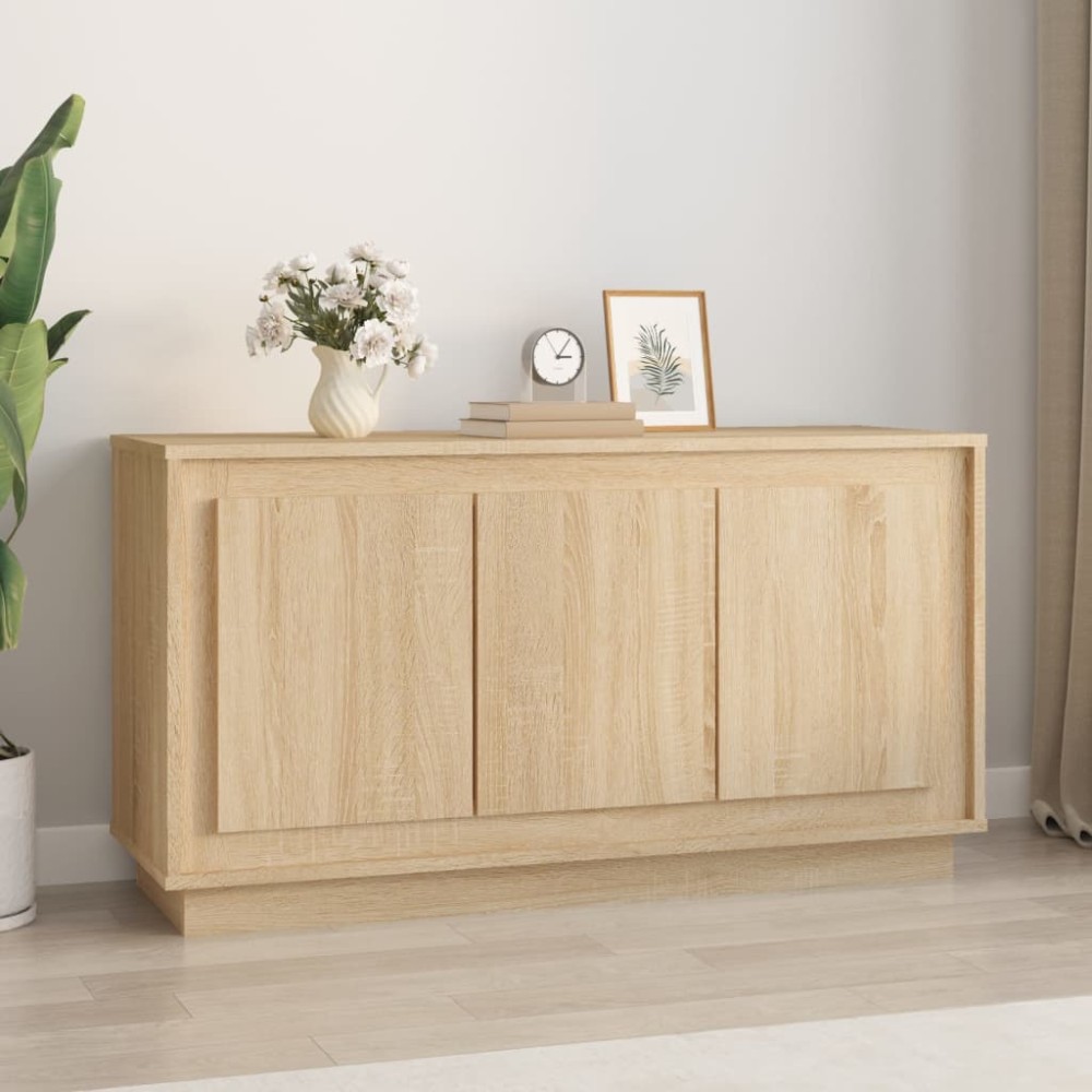 vidaXL Dulap, stejar sonoma, 102x35x55 cm, lemn prelucrat