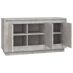 vidaXL Dulap, gri beton, 102x35x55 cm, lemn prelucrat vidaXL Dulap, gri beton, 102x35x55 cm, lemn prelucrat