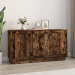 vidaXL Dulap, stejar afumat, 102x35x55 cm, lemn prelucrat