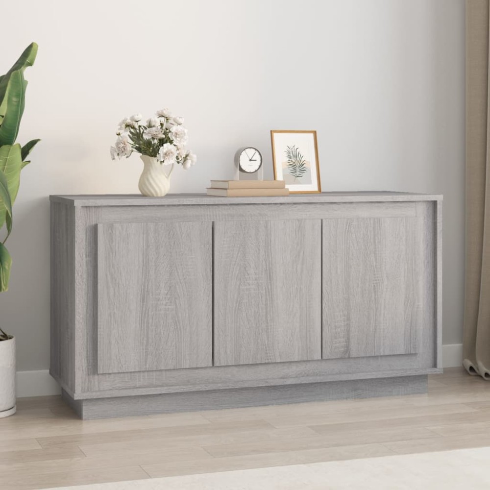 vidaXL Dulap, gri sonoma, 102x35x55 cm, lemn prelucrat