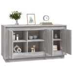 vidaXL Dulap, gri sonoma, 102x35x55 cm, lemn prelucrat
