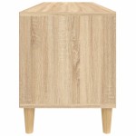 vidaXL Comodă TV, stejar sonoma, 100x34,5x44,5 cm, lemn prelucrat