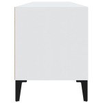 vidaXL Comodă TV, alb, 100x34,5x44,5 cm, lemn prelucrat