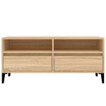 vidaXL Comodă TV, stejar sonoma, 100x34,5x44,5 cm, lemn prelucrat vidaXL Comodă TV, stejar sonoma, 100x34,5x44,5 cm, lemn prelucrat