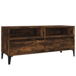 vidaXL Comodă TV, stejar fumuriu, 100x34,5x44,5 cm, lemn prelucrat vidaXL Comodă TV, stejar fumuriu, 100x34,5x44,5 cm, lemn prelucrat
