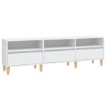 vidaXL Comodă TV, alb, 150x30x44,5 cm, lemn prelucrat