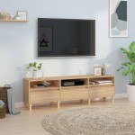 vidaXL Comodă TV, stejar sonoma, 150x30x44,5 cm, lemn prelucrat vidaXL Comodă TV, stejar sonoma, 150x30x44,5 cm, lemn prelucrat