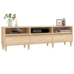 vidaXL Comodă TV, stejar sonoma, 150x30x44,5 cm, lemn prelucrat vidaXL Comodă TV, stejar sonoma, 150x30x44,5 cm, lemn prelucrat