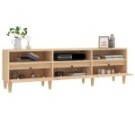 vidaXL Comodă TV, stejar sonoma, 150x30x44,5 cm, lemn prelucrat vidaXL Comodă TV, stejar sonoma, 150x30x44,5 cm, lemn prelucrat