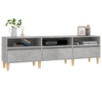 vidaXL Comodă TV, gri beton, 150x30x44,5 cm, lemn prelucrat vidaXL Comodă TV, gri beton, 150x30x44,5 cm, lemn prelucrat