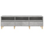 vidaXL Comodă TV, gri beton, 150x30x44,5 cm, lemn prelucrat vidaXL Comodă TV, gri beton, 150x30x44,5 cm, lemn prelucrat