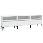 vidaXL Comodă TV, alb, 150x30x44,5 cm, lemn prelucrat vidaXL Comodă TV, alb, 150x30x44,5 cm, lemn prelucrat