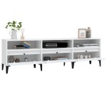 vidaXL Comodă TV, alb, 150x30x44,5 cm, lemn prelucrat vidaXL Comodă TV, alb, 150x30x44,5 cm, lemn prelucrat