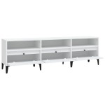 vidaXL Comodă TV, alb, 150x30x44,5 cm, lemn prelucrat vidaXL Comodă TV, alb, 150x30x44,5 cm, lemn prelucrat