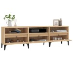 vidaXL Comodă TV, stejar sonoma, 150x30x44,5 cm, lemn prelucrat vidaXL Comodă TV, stejar sonoma, 150x30x44,5 cm, lemn prelucrat