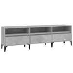 vidaXL Comodă TV, gri beton, 150x30x44,5 cm, lemn prelucrat vidaXL Comodă TV, gri beton, 150x30x44,5 cm, lemn prelucrat