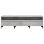 vidaXL Comodă TV, gri beton, 150x30x44,5 cm, lemn prelucrat vidaXL Comodă TV, gri beton, 150x30x44,5 cm, lemn prelucrat