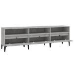 vidaXL Comodă TV, gri beton, 150x30x44,5 cm, lemn prelucrat vidaXL Comodă TV, gri beton, 150x30x44,5 cm, lemn prelucrat