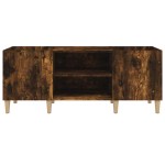 vidaXL Dulap pentru discuri stejar afumat 121x38x48 cm, lemn prelucrat vidaXL Dulap pentru discuri stejar afumat 121x38x48 cm, lemn prelucrat