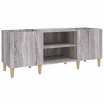 vidaXL Dulap pentru discuri gri sonoma, 121x38x48 cm, lemn prelucrat vidaXL Dulap pentru discuri gri sonoma, 121x38x48 cm, lemn prelucrat