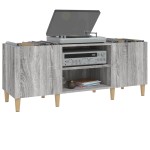 vidaXL Dulap pentru discuri gri sonoma, 121x38x48 cm, lemn prelucrat vidaXL Dulap pentru discuri gri sonoma, 121x38x48 cm, lemn prelucrat