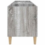 vidaXL Dulap pentru discuri gri sonoma, 121x38x48 cm, lemn prelucrat vidaXL Dulap pentru discuri gri sonoma, 121x38x48 cm, lemn prelucrat