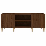 vidaXL Dulap pentru discuri stejar maro, 121x38x48 cm, lemn prelucrat