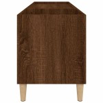 vidaXL Dulap pentru discuri stejar maro, 121x38x48 cm, lemn prelucrat