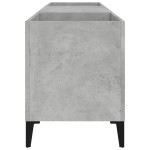 vidaXL Dulap pentru discuri gri beton, 121x38x48 cm, lemn prelucrat vidaXL Dulap pentru discuri gri beton, 121x38x48 cm, lemn prelucrat