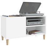 vidaXL Comodă discuri, alb, 84,5x38x48 cm, lemn prelucrat vidaXL Comodă discuri, alb, 84,5x38x48 cm, lemn prelucrat