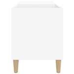 vidaXL Comodă discuri, alb, 84,5x38x48 cm, lemn prelucrat vidaXL Comodă discuri, alb, 84,5x38x48 cm, lemn prelucrat