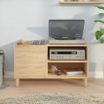 vidaXL Dulap pentru discuri stejar sonoma 84,5x38x48 cm lemn prelucrat vidaXL Dulap pentru discuri stejar sonoma 84,5x38x48 cm lemn prelucrat