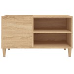 vidaXL Dulap pentru discuri stejar sonoma 84,5x38x48 cm lemn prelucrat vidaXL Dulap pentru discuri stejar sonoma 84,5x38x48 cm lemn prelucrat