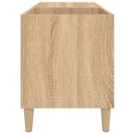 vidaXL Dulap pentru discuri stejar sonoma 84,5x38x48 cm lemn prelucrat vidaXL Dulap pentru discuri stejar sonoma 84,5x38x48 cm lemn prelucrat