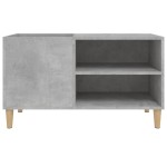 vidaXL Dulap pentru discuri gri beton 84,5x38x48 cm lemn prelucrat vidaXL Dulap pentru discuri gri beton 84,5x38x48 cm lemn prelucrat